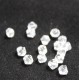 perle en verre toupie 4 mm translucide