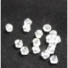 perle en verre toupie 4 mm translucide