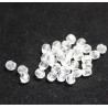 perle en verre ovale translucide 4x3 mm