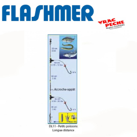 Bas de ligne Surfcasting DL9 flashmer