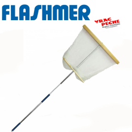 Bichette bois 100 cm manche alu flashmer