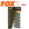 Naturals lead clip tail rubbers size 7 fox