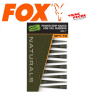Naturals lead clip tail rubbers size 7 fox