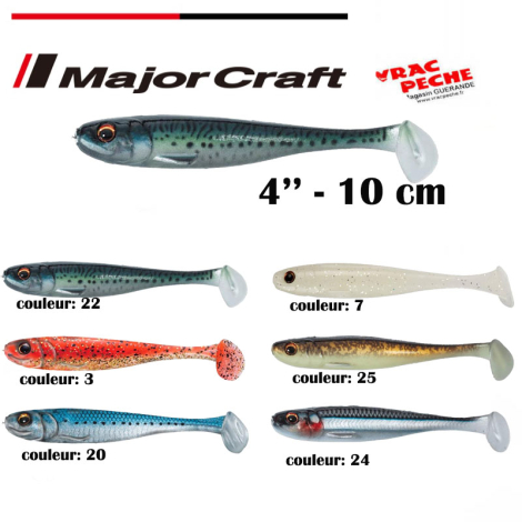 Sachet Stabi shad slim 4'' 10 cm majorcraft