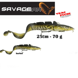 3D burbot shallow 25cm 70 g savagear