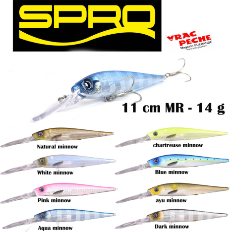 poisson nageur SPRO GUTSBAIT Salt minnow 11 cm SR 13 g  spro