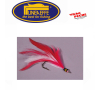 Sachet 5 teasers plumes rouge / blanc lineaffe