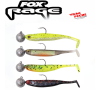 Pack 4 UV micro tiddler fast 5 cm 3g fox rage