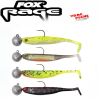 Pack 4 UV micro tiddler fast 5 cm 3g fox rage