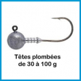 Tête plombée 30 - 100g