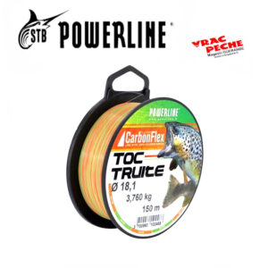 Nylon carbonflex TOC truite powerline