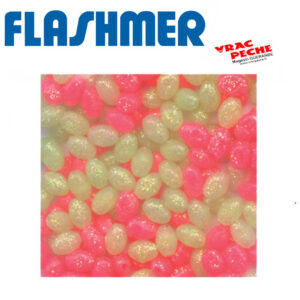 Perles "molle paillettee 4 mm flashmer