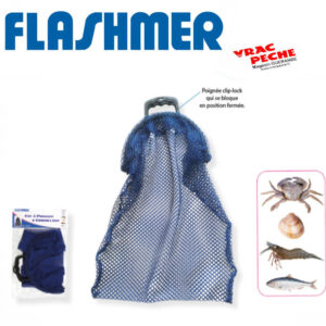Sac à poisson et coquillage 50x40cm flashmer
