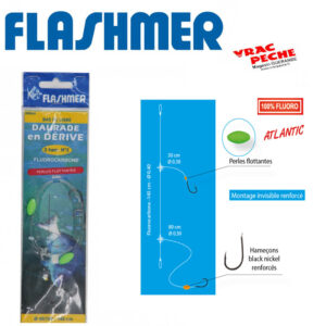 Bas de ligne Daurade  en derive  flashmer