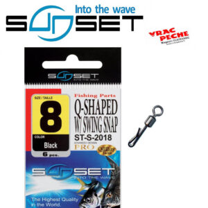 Sachet Q Shaped W/swing snap ST S 2018 sunset