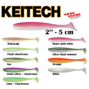 Sachet Easy shinner 2"  5 cm keitech