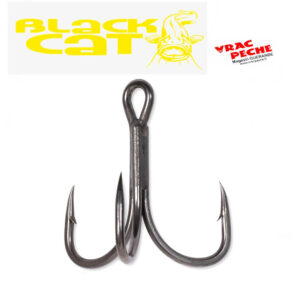 Hameçon triple curved black cat