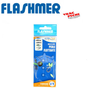 Bas de ligne Eco line perle flottante 2 hamecons flashmer