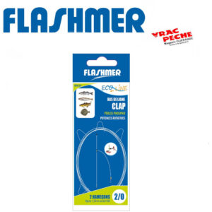 Bas de ligne Eco line Clip 2 hamecons flashmer