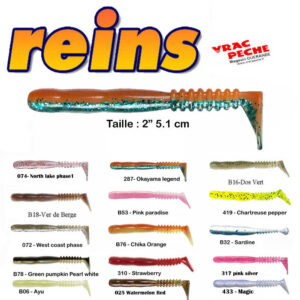 leurre souple Rockvibe 2.5 pouces REINS