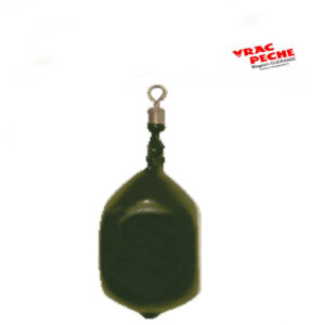 Plomb Cube plastifie vert