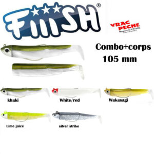 Combo black minnow 105 mm Fiiish