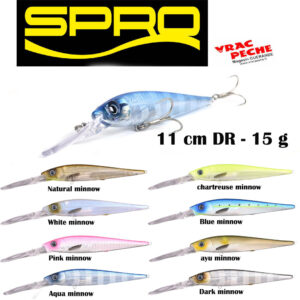 poisson nageur SPRO GUTSBAIT Salt minnow 11 cm DR 15 g  spro