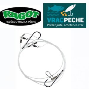 Bas de ligne 2 POTENCES DISCRETION TIGE LONGUE RAGOT