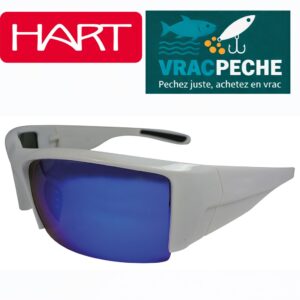 LUNETTE POLARISANTE FLOTTANTE HART BLANCHE VERRE BLEU