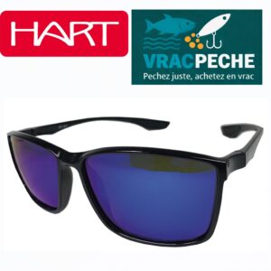 LUNETTE POLARISANTE HART MONTURE NOIR VERRE BLEU