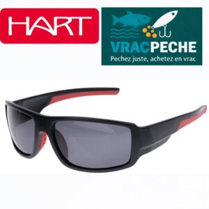 LUNETTE POLARISANTE HART MONTURE NOIR ROUGE VERRE NOIR