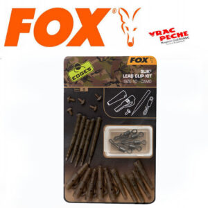 Slik lead clip kit camo taille 10 fox