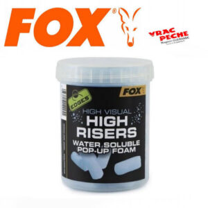 pop up foam soluble high risers fox