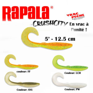 The Curl Crushcity 12.5 cm  vrac RAPALA