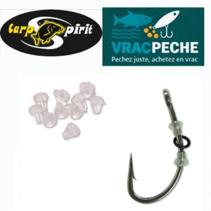 D-RIG RING STOPS CLEAR X10 PCS CARPSPIRIT