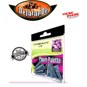 Sachet 10 plombs palettes delalande