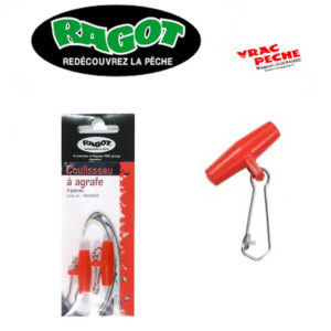 Coulisseaux à agrafe rouge ragot