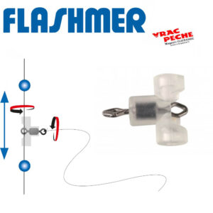 T swivel translucide flashmer