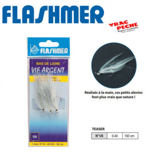 Sachet 3 teasers "vif argent" flashmer
