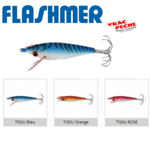 Turlutte calamarette grand panier 9 cm  flashmer