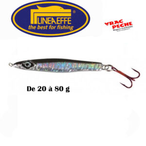 Cuiller plombée hiper catch black/silver  lineaeffe