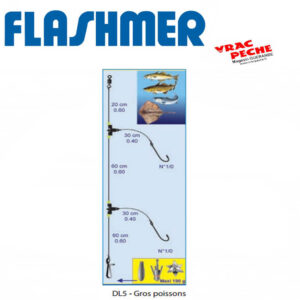 Bas de ligne Surfcasting DL5 flashmer