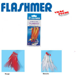 Plumes de mer filament 3 hamecons flashmer