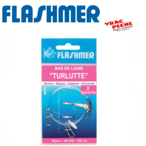 Bas de ligne Turlutte 2 potences  flashmer
