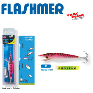 Bas de ligne squid set 1x grand panier  flashmer