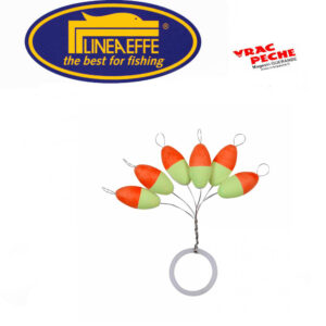 Perles Ovales Jaune  rouge 6 mm  lineaeffe