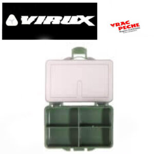 Boite accessoires 4 compartiments vert virux