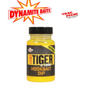 Hookbait Dip sweet tiger et corn 100 ml dynamit bait