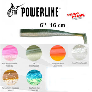 Leurre GTS 6'' 16 cm non monte powerline