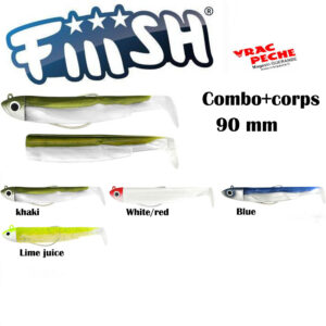 Combo black minnow 90 mm Fiiish
